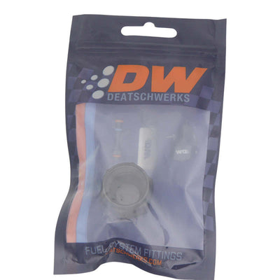 DeatschWerks 10AN Female Flare Cap - שחור מט אנודייז
