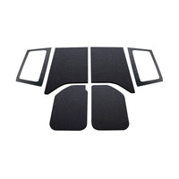 DEI 11-18 ג'יפ רנגלר JK 2-Dor Mat Boom Mat Kit Complete Headliner - 6 חלקים - שחור