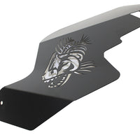 Fishbone Offroad 07-18 Jeep Wrangler JK לוגו אלומיניום פגושים פנימיים - מעיל אבקה שחור