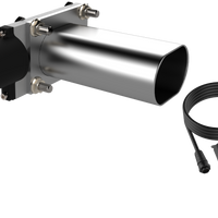 QTP Bolt-On QTEC Low Profile Oval Valve Electric Cutout