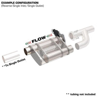 QTP 2.5 אינץ' ריתוך 304SS משתיק קול הפוך עם חותך חשמלי QTEC