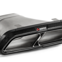 Akrapovic 2018 Mercedes Benz E63 (W213) Evolution Tail Pipe Set (פחמן מבריק)