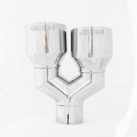 MBRP Universal T304 SS קצה כפול 4 אינץ' OD/2.5 אינץ' כניסה