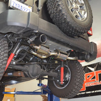 Injen 07-17 Jeep Wrangler JK 3.6L/3.8L 63mm Stealth Black Axle Back with 4in Black Tips