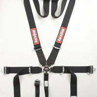 RaceQuip Black SFI CAMLOCK 5pt PD חגורת בטיחות