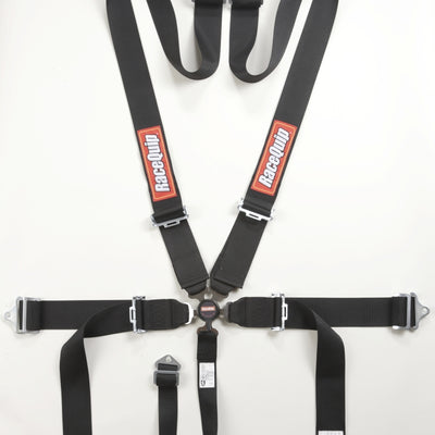RaceQuip Black SFI CAMLOCK 5pt PD חגורת בטיחות
