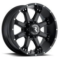 Raceline 991B Assault 17x9in / 8x165.1 BP / 18mm Offset / 125.2mm Bore - גלגל סאטן שחור