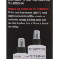 Spectre Accucharge Kit עבור מסנני HPR - שקוף