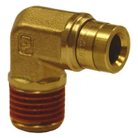 Firestone Male 1/4 אינץ'. Push-Lock x 1/4 אינץ'. התאמה לאוויר מרפק NPT 90 מעלות - 2 חבילות (WR17603462)