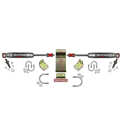 Skyjacker 2018 Jeep Wrangler JL - ערכת שיכוך הגה כפול כסף