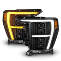 ANZO 21-23 פורד F-150 (עם הלוגן מפעל) Z-Series Full LED Proj פנסי - צד הנהג בלבד
