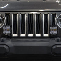 Diode Dynamics 18-21 Jeep JL Wrangler SS5 Bumper LED Pod Light Kit - ספורט צהוב נהיגה