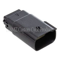 NAMZ 07-23 V-Twin Glide ימני כידון Ctrl Molex MX-150 12-Pos Male Connector - Blk (HD72488-07BK)
