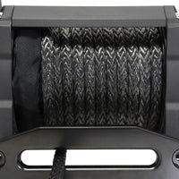 Superwinch 18000 LBS 12V DC 33/64in x 79 רגל חבל סינתטי טייגר Shark 18000SR כננת