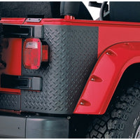 Bushwacker 97-06 Jeep Wrangler Trail Armor פינות אחוריות - שחור