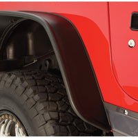 Bushwacker 97-06 Jeep Wrangler Flat Style Flares 4pc - שחור