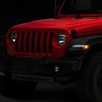 Raxiom 18-23 ג'יפ רנגלר JL Sport Axial Series SEQL LED פנסי חניה/ איתות פנייה- מעושן