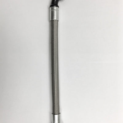 מכלול צינור Fragola -10AN PTFE ישר x 45 מעלות 10 אינץ'