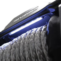 Superwinch 12000 LBS 12V DC 3/8in x 80ft חבל סינטטי SX 12000SR כננת - גרפיט