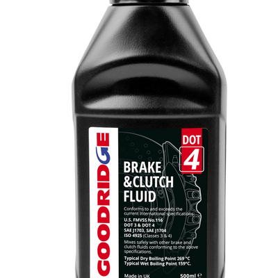Goodridge 500ML Performance Dot 4 נוזל בלמים - יחיד