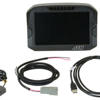 AEM CD-7 ללא רישום GPS מאופשר Race Dash סיבי פחמן תצוגה דיגיטלית ללא VDM (כניסת CAN בלבד)