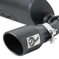 aFe Rebel Series 2.5in 409 SS אגזוז סרן-גב עם טיפים שחורים 2018+ ג'יפ רנגלר (JL) V6 3.6L