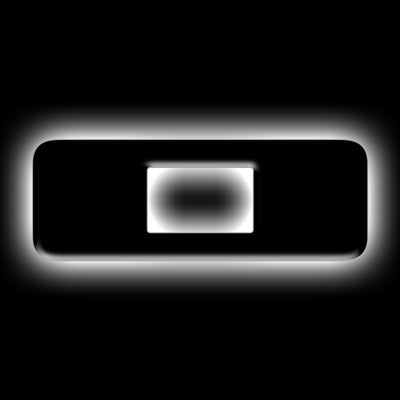 ORACLE Lighting אוניברסלי מואר LED תגי אותיות - גימור משטח Blk מט - O ראה אחריות