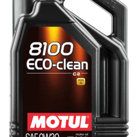 Motul 5L סינטטי שמן מנוע 8100 0W30 4x5L ECO-CLEAN ACEA C2 API SM ST.JLR 03.5007