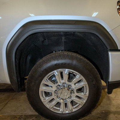 Wehrli 2020+ GMC 2500/3500HD Fender Flare Marker Light Delete Kit ללא לוגו - מרקם עדין שחור