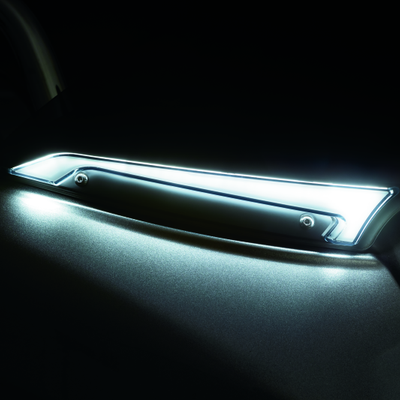 Kuryakyn Tracer אורות עיטור שמשות קדמיות שחורות