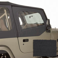 ערכת דלת רכה עליונה Rugged Ridge Black Diamond 88-95 Jeep Wrangler YJ