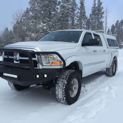 Road Armor 10-18 Dodge 2500 iDentity רכיבי פגוש קדמי - תרמילים סטנדרטיים - Raw