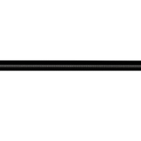 מכלול קו בלם אוניברסלי של Goodridge 18 אינץ' עם אביזרי אבץ שחור וצינור שחור