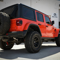 aFe 20-21 Jeep Wrangler Large Bore-HD 3in 304 נירוסטה DPF-Back מערכת פליטה - קצה שחור