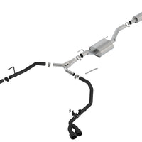 Borla 2020 Jeep Gladiator JT 3.6L V6 AT/MT AWD 2.75-2in ATAK Catback Ceramic Blk צנרת וטיפים