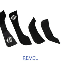 Revel GT Design Kick Panel כיסוי (תפר לבן) 16-19 Tesla Model 3 - 4 Pieces