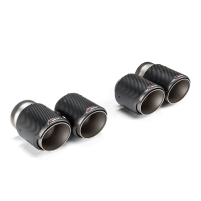 Akrapovic 2021+ BMW G87 M2, G80 M3 &amp; G82 M4 Classic Carbon Design Pipe Set Pipe tail