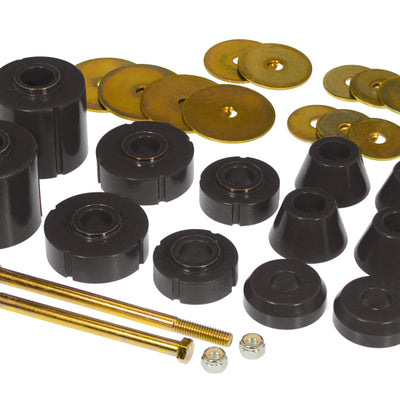 Prothane 67-72 GM Body Mount 12 Bushing Kit - שחור