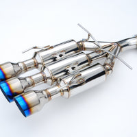 Invidia 17+ הונדה סיוויק SI קופה ג'מיני טריפל טיטניום טיפ Cat-back אגזוז