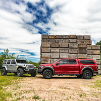 N-Fab EPYX 07-19 ג'יפ רנגלר JK 2 דלתות SUV Gas SRW - אורך מלא - מרקם שחור