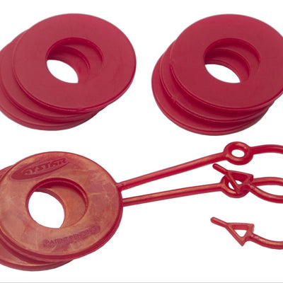 Daystar Red Locking D Ring מבודד עם ערכת מכונת כביסה