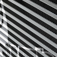 aFe BladeRunner GT רדיאטור בר וצלחת עם צינורות שחורים 07-11 ג'יפ רנגלר (JK) V6 3.8L