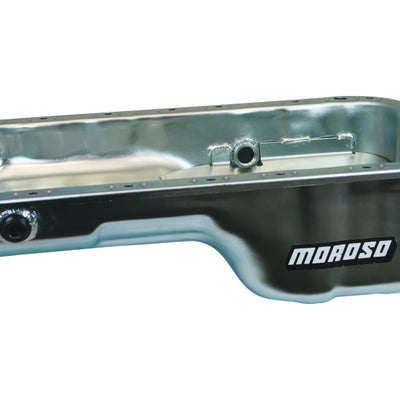 מלאי מסדרת Moroso Honda 2.2/2.3LH (עם ניקוז שמן) מחבת שמן רטובה 4qt 5.25in Steel Oil