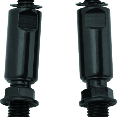 Kuryakyn Raised Mirror Mnt מתאמי שחור מבריק