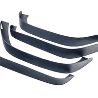 השתוללות 2007-2018 ג'יפ רנגלר (JK) פלדה פגוש פלדה אבוקות - דק - שחור