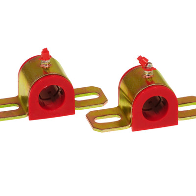 Prothane Universal Greasable Bar Bushings - 26MM - סוג B Bracket - אדום