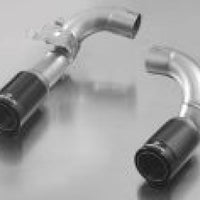 Remus 2012 BMW 3 Series F30/F31 84mm Dual Black Chrome Straight with/Carbon Insert Pipe Tail Set