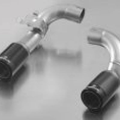 Remus 2012 BMW 3 Series F30/F31 84mm Dual Black Chrome Straight with/Carbon Insert Pipe Tail Set
