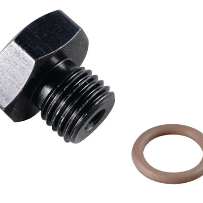 Fragola -10AN Port Plug 7/8-14 - שחור