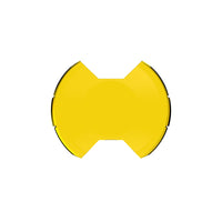 KC HiLiTES SlimLite 8 אינץ'. מגן אור LED SAE נהיגה (מגן בלבד) - צהוב סלקטיבי